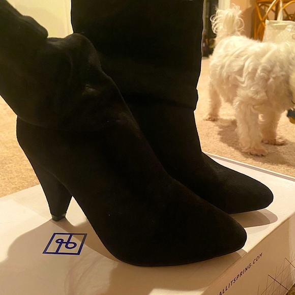 Black call it spring boots, (cone heel) - Picture 5 of 7